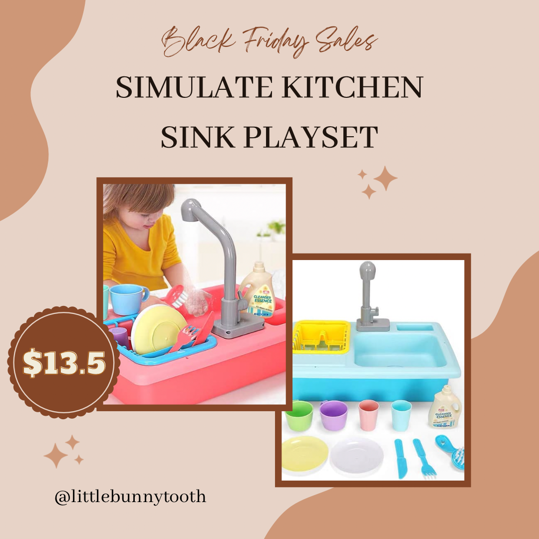 Simulate Kitchen Sink Playset Little Bunny Tooth