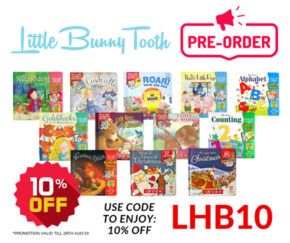 Little Hippo Come-to-Life Augmented Reality Books is now available on Little Bunny Tooth online store!
