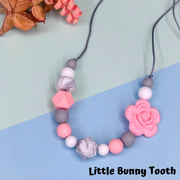 Silicone Teething Necklace - Daisy