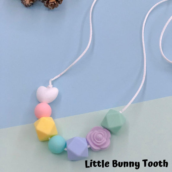 Silicone Teething Necklace - Ruby