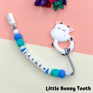 Pacifier Clip Set - Cow (C001)