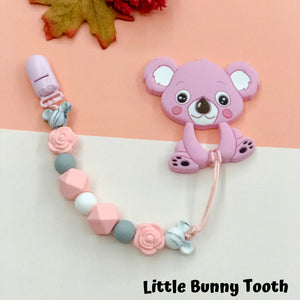 Pacifier Clip Set - Pink Koala (PK001)