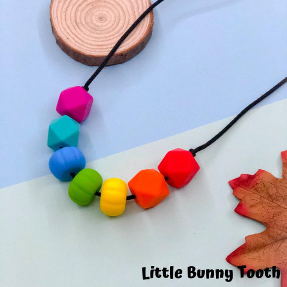 Silicone Teething Necklace - Violet