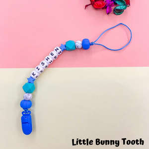 Pacifier Clip Set - Sky Blue Helm (SBH001)