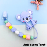 Pacifier Clip Set - Light Blue Koala (LBK002)