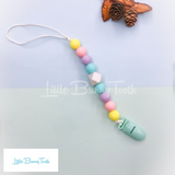 Pacifier Clip Set - Mint Pretzel (MP002)