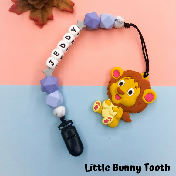 Pacifier Clip Set - LION (L002)