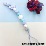 Pacifier Clip Set - Light Blue Koala (LBK003)