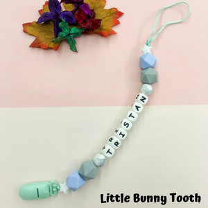 Pacifier Clip Set - MINT PRETZEL (MP001)