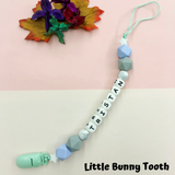 Pacifier Clip Set - MINT PRETZEL (MP001)