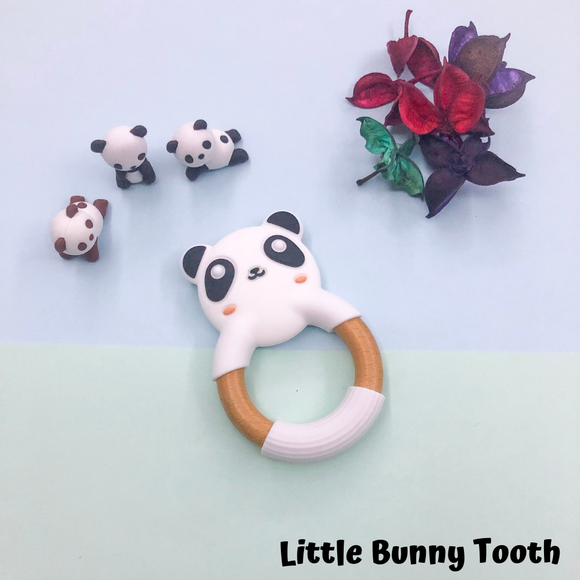 Panda Wooden Teether